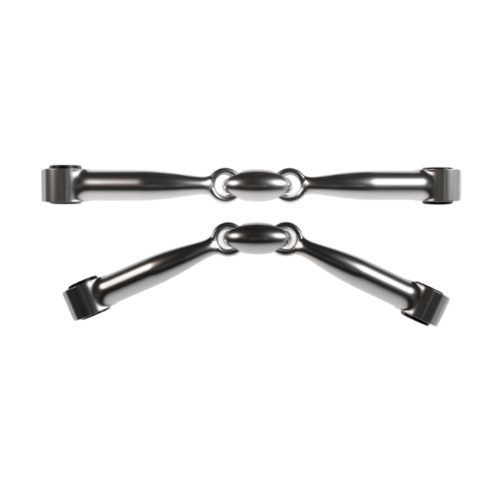 Winderen mondstuk stainless steel | Dubbel gebroken bit